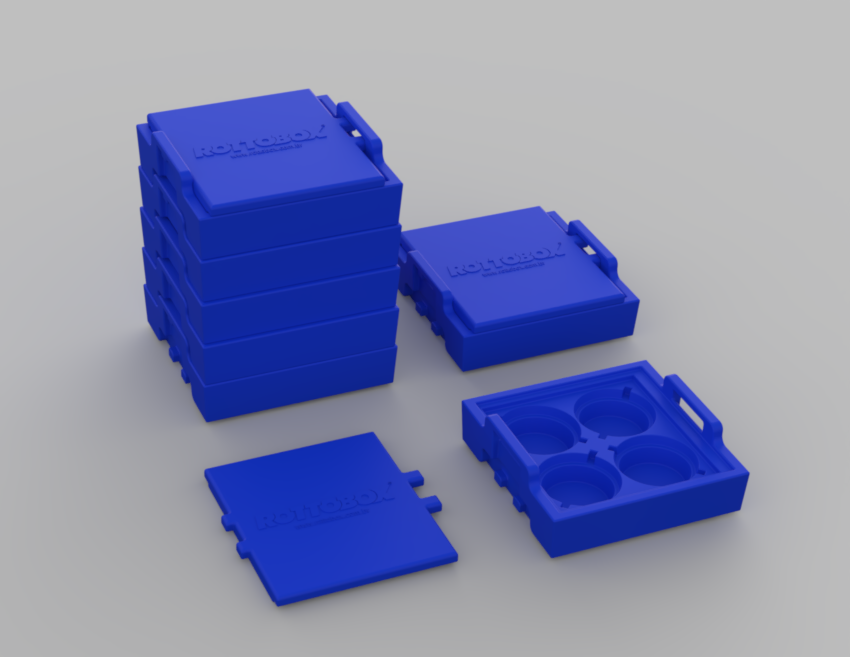 Caixa térmica Marmibox para Marmitex de Isopor nº8 e 9º - Imagem 2